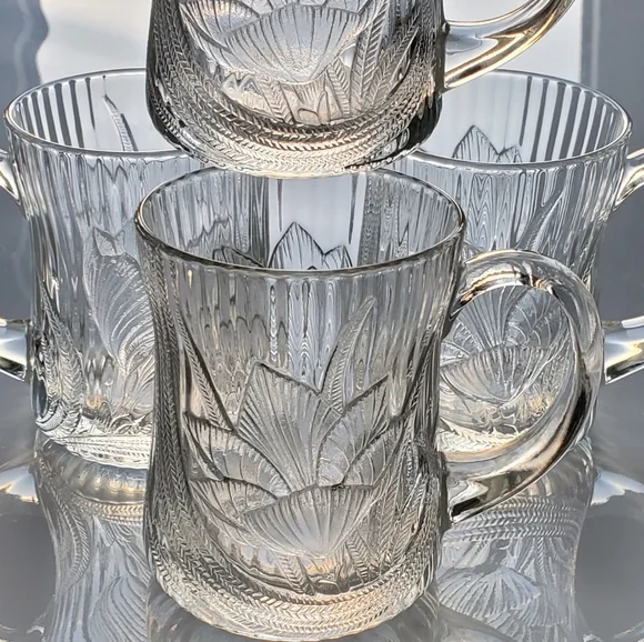 (4)10oz 🇫🇷 "Canterbury" Mugs by Arcoroc France 🇫🇷 - Picture 9 of 13